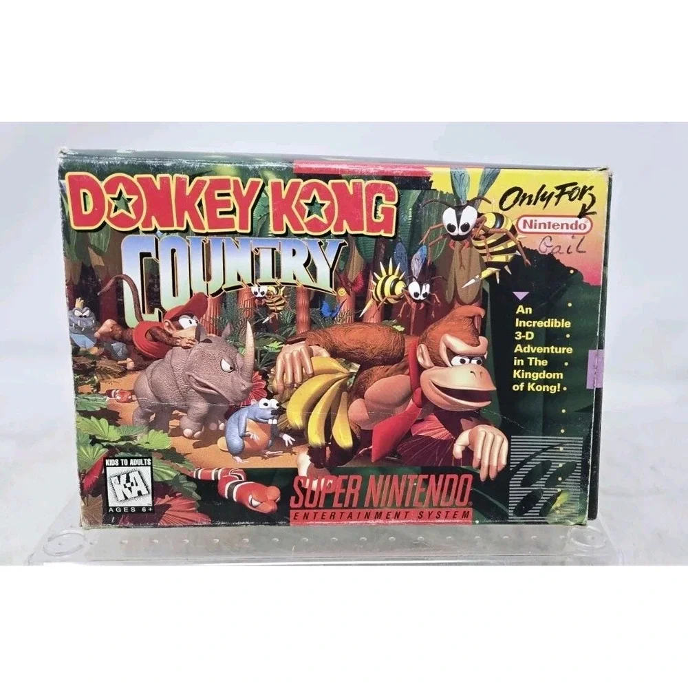 Donkey Kong Country SNES Super Nintendo CIB Complete‎ In Box